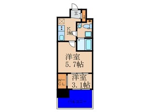 SERENｉTE福島ｓｃｅｌｔｏの物件間取画像